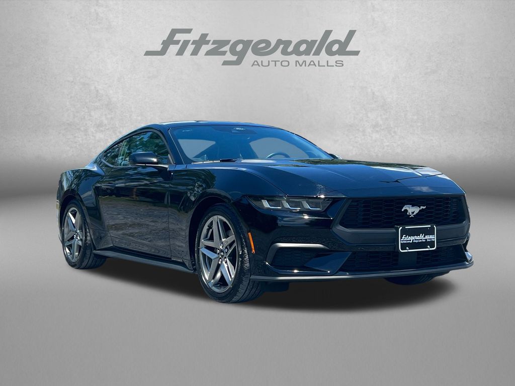 Shadow Black 2024 Ford Mustang Coupe Rear-Wheel Drive Automatic