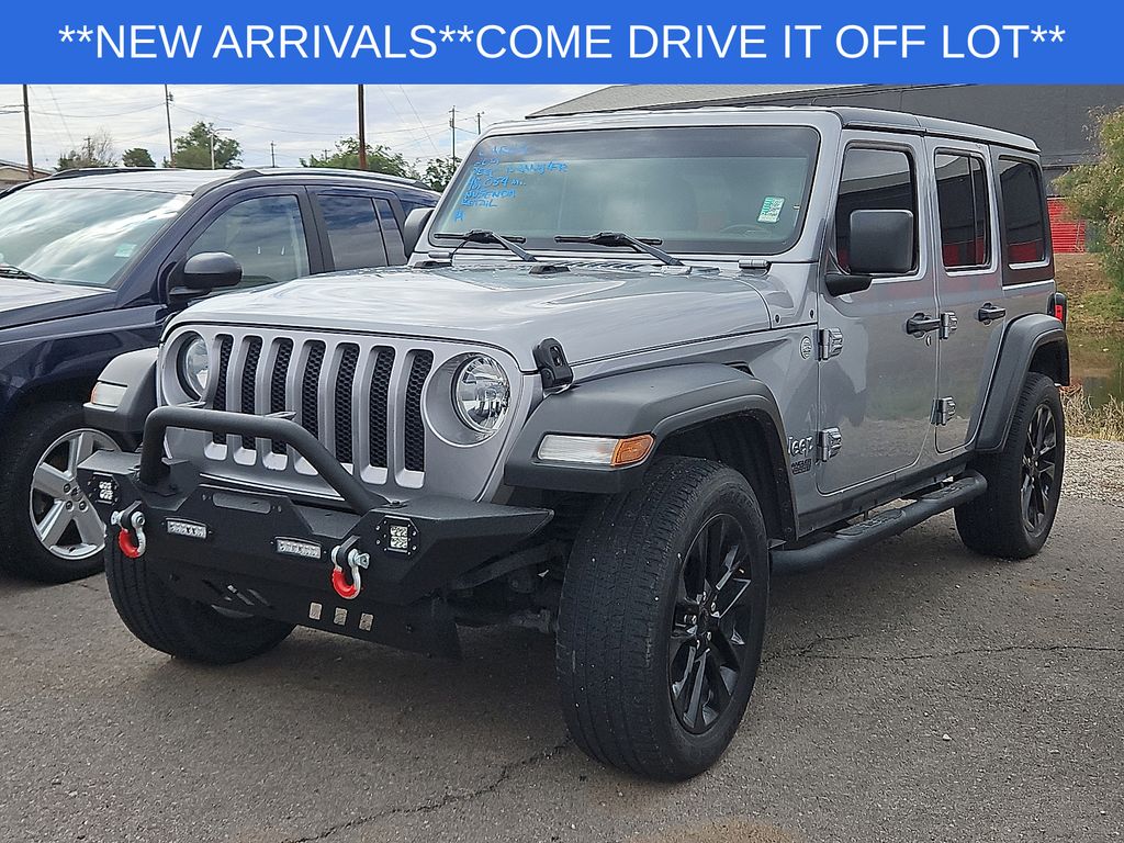 Billet Silver Metallic Clearcoat 2021 Jeep Wrangler SUV / Crossover Four-Wheel Drive 8-Speed Automatic
