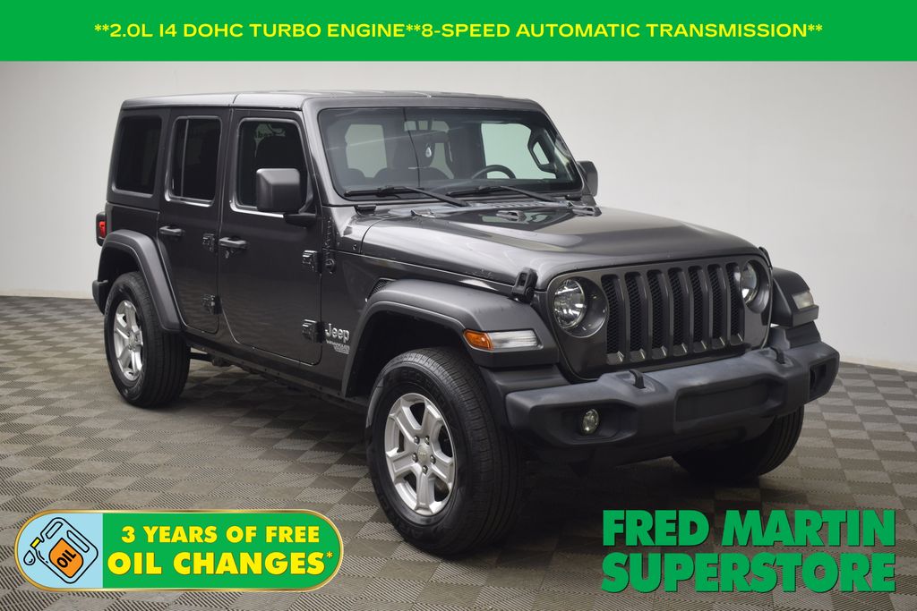 used 2020 Jeep Wrangler car, priced at $17,200