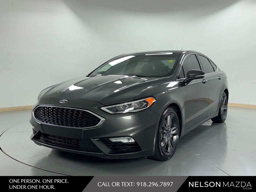 Gray (Magnetic) 2017 Ford Fusion Sedan All-Wheel Drive 6-Speed Automatic