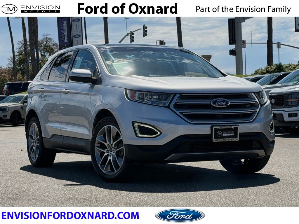 Ingot Silver 2015 Ford Edge SUV / Crossover Front-Wheel Drive 6-Speed Automatic