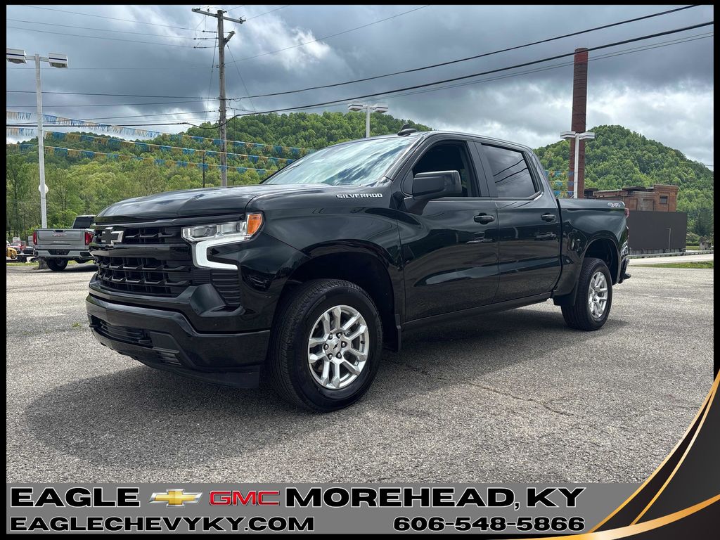 Black 2026 Chevrolet Silverado 1500 Pickup Truck Four-Wheel Drive Automatic