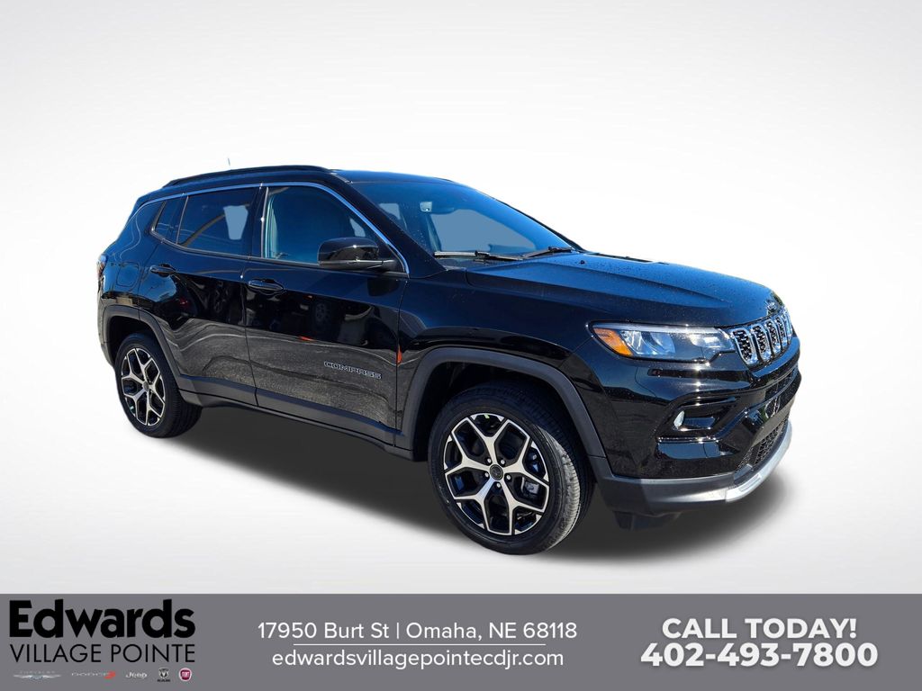 Diamond Black Crystal Pearlcoat 2026 Jeep Compass SUV / Crossover Four-Wheel Drive 8-Speed Automatic