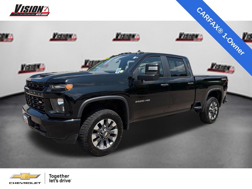 Black 2021 Chevrolet Silverado 2500HD Pickup Truck Four-Wheel Drive 6-Speed Automatic
