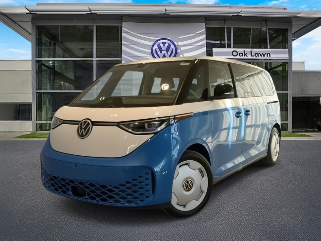 Blue 2025 Volkswagen ID.Buzz 1st Edition 4Motion Minivan All-Wheel Drive Automatic