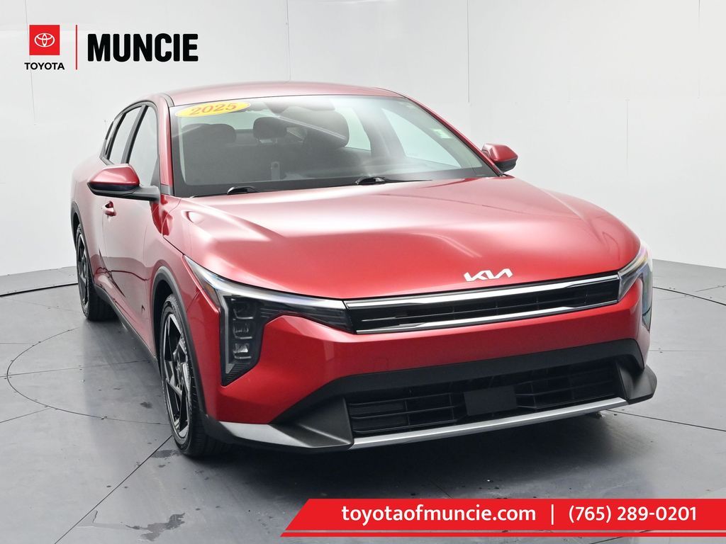 Currant Red 2025 Kia K4 EX FWD Sedan Front-Wheel Drive Continuously Variable Transmission