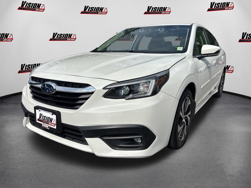 Crystal White Pearl 2022 Subaru Legacy Sedan All-Wheel Drive Continuously Variable Transmission