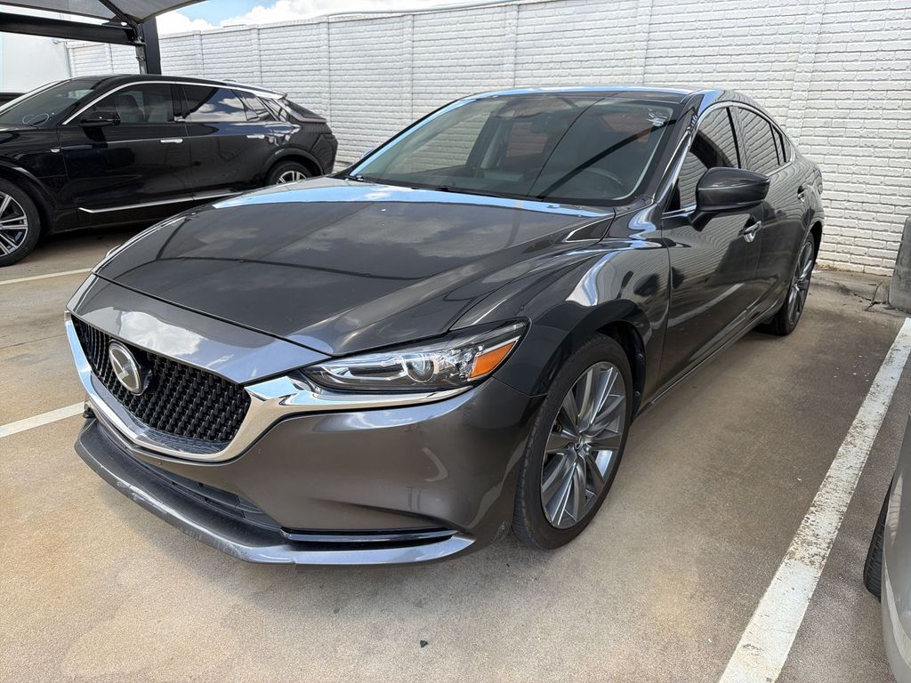 Machine Gray Metallic 2021 Mazda MAZDA6 Touring FWD Sedan Front-Wheel Drive 6-Speed Automatic