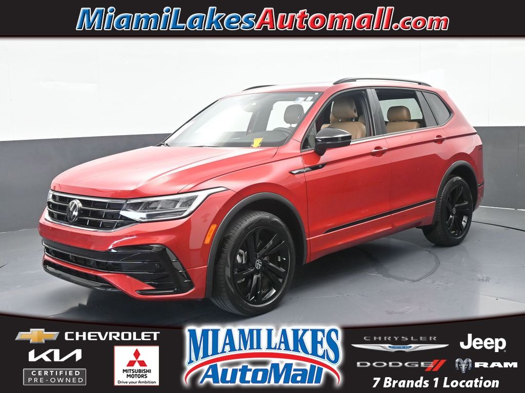 Red Metallic 2024 Volkswagen Tiguan SUV / Crossover Front-Wheel Drive 8-Speed Automatic
