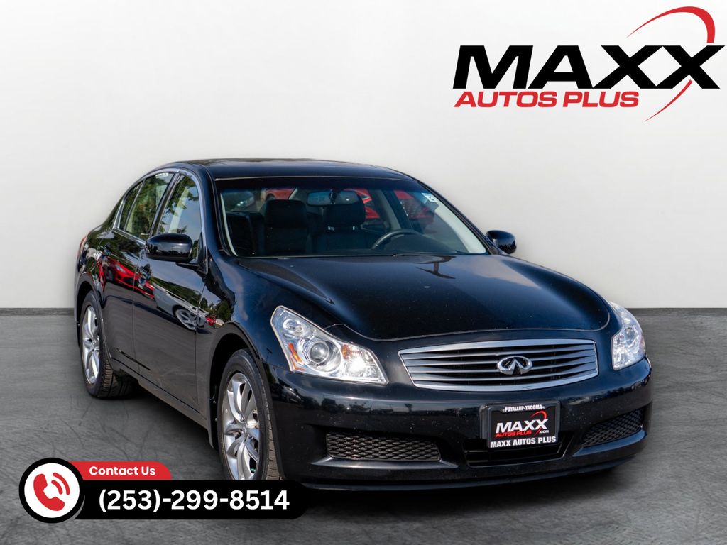 Black Obsidian 2008 INFINITI G35 Sedan All-Wheel Drive 5-Speed Automatic Overdrive