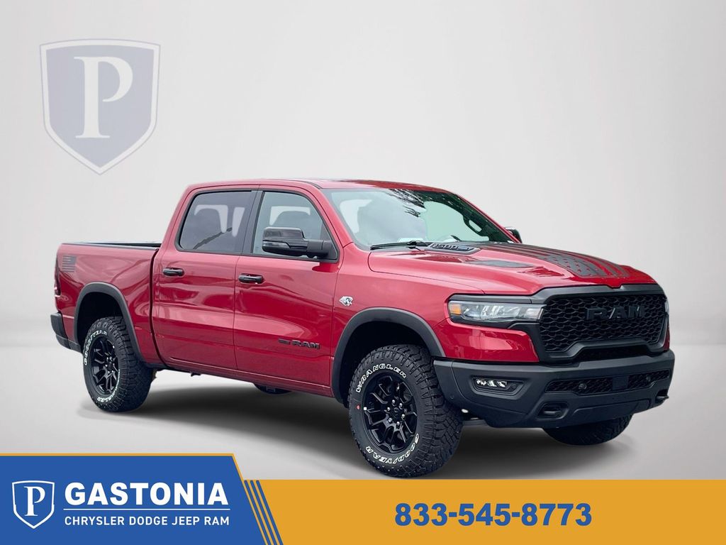 Molten Red Pearlcoat 2026 RAM 1500 Pickup Truck Four-Wheel Drive 8-Speed Automatic