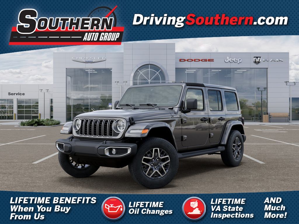 Gray (Granite Crystal Metallic Clearcoat) 2026 Jeep Wrangler Sahara 4-Door 4WD SUV / Crossover Four-Wheel Drive 8-Speed Automatic
