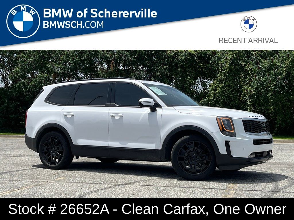 Glacial White Pearl 2021 Kia Telluride SUV / Crossover All-Wheel Drive 8-Speed Automatic
