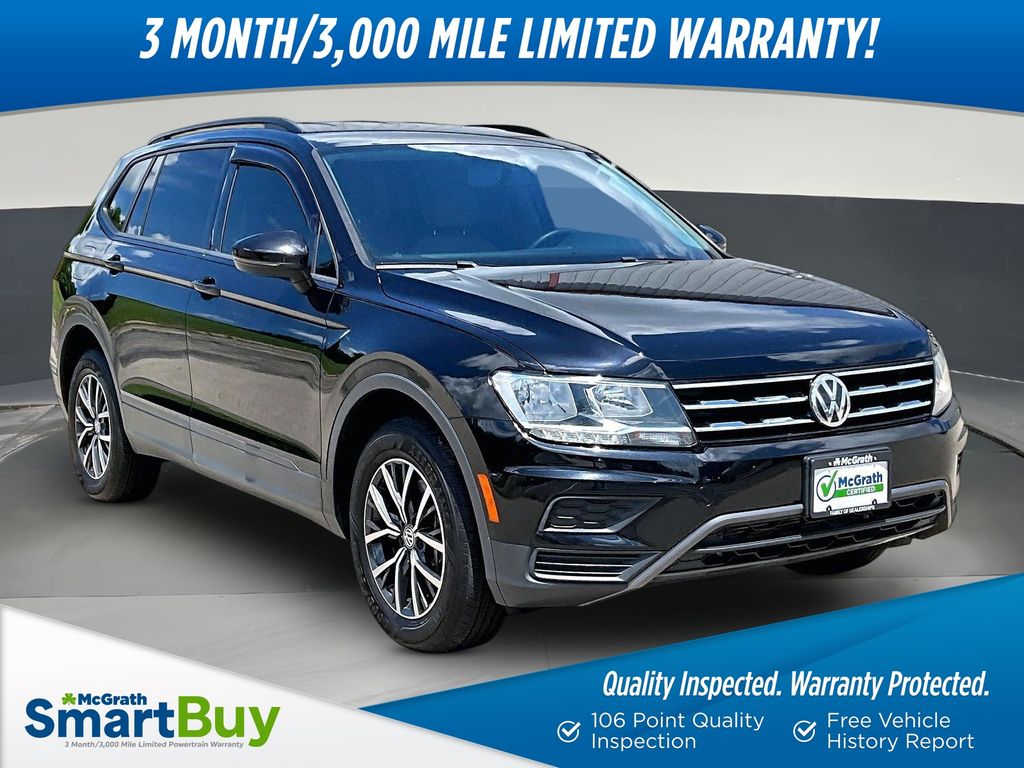 Black 2021 Volkswagen Tiguan SUV / Crossover All-Wheel Drive 8-Speed Automatic