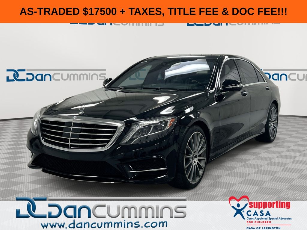 Black 2016 Mercedes-Benz S-Class Sedan Rear-Wheel Drive 7-Speed Automatic