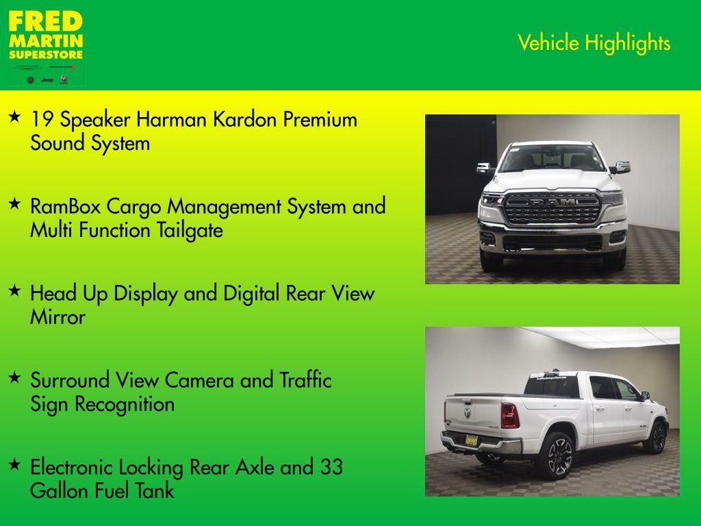 new 2026 Ram 1500 car, priced at $76,906