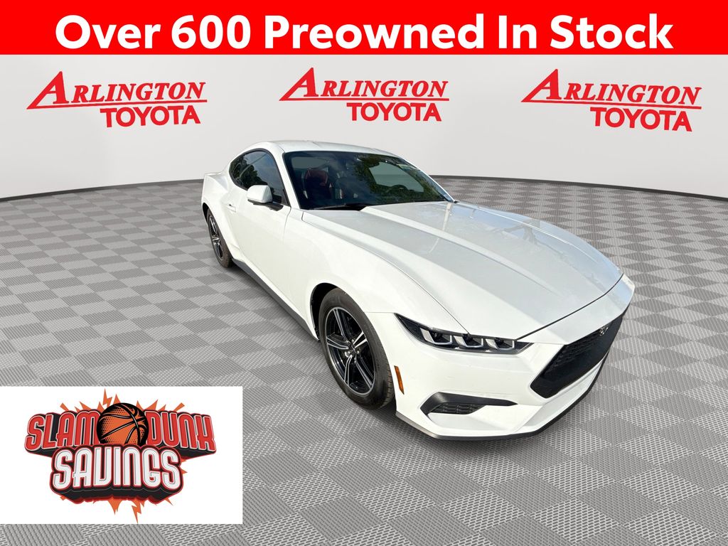 Oxford White 2025 Ford Mustang EcoBoost Premium Fastback RWD Coupe Rear-Wheel Drive Automatic