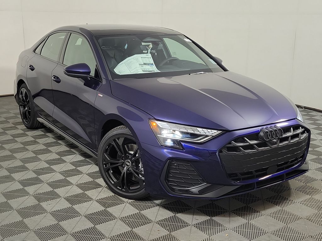 Navarra Blue Metallic 2026 Audi A3 Hatchback 7-Speed Automatic