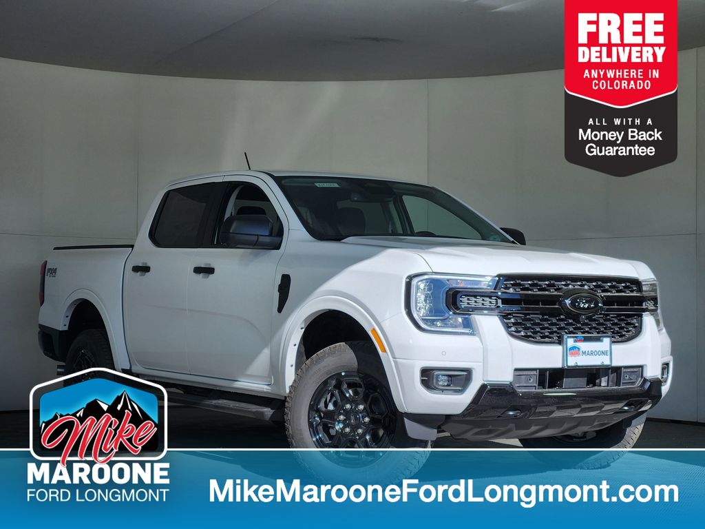 Oxford White 2025 Ford Ranger Pickup Truck Four-Wheel Drive Automatic