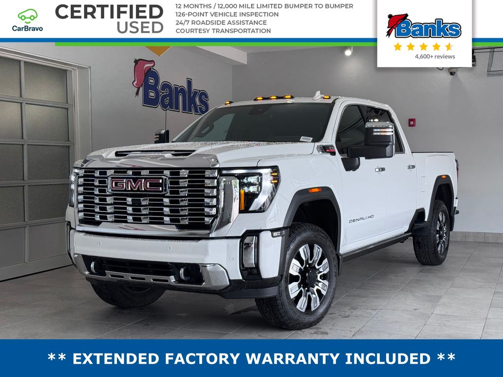 Summit White 2024 GMC Sierra 2500HD Pickup Truck Four-Wheel Drive Automatic