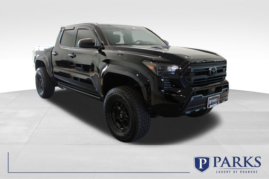 Black 2025 Toyota Tacoma Pickup Truck Four-Wheel Drive 8-Speed Automatic