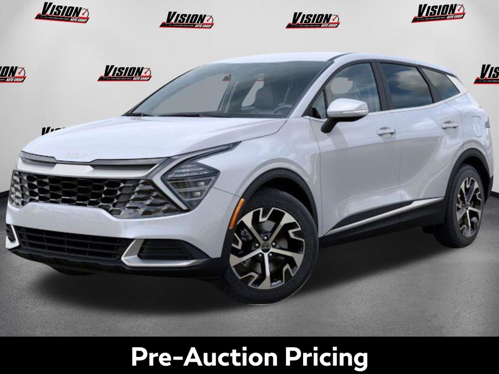 Glacial White Pearl 2025 Kia Sportage EX FWD SUV / Crossover Front-Wheel Drive 8-Speed Automatic