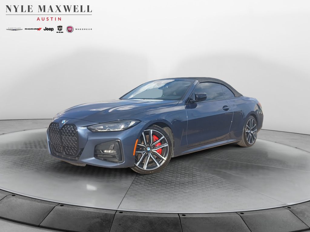 Arctic Race Blue Metallic 2023 BMW 4 Series Convertible Rear-Wheel Drive 8-Speed Automatic