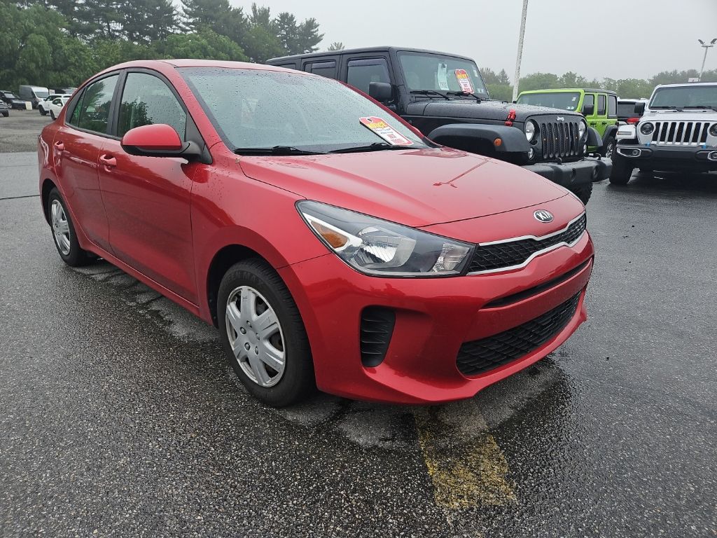 Currant Red 2018 Kia Rio S Sedan Front-Wheel Drive 6-Speed Automatic