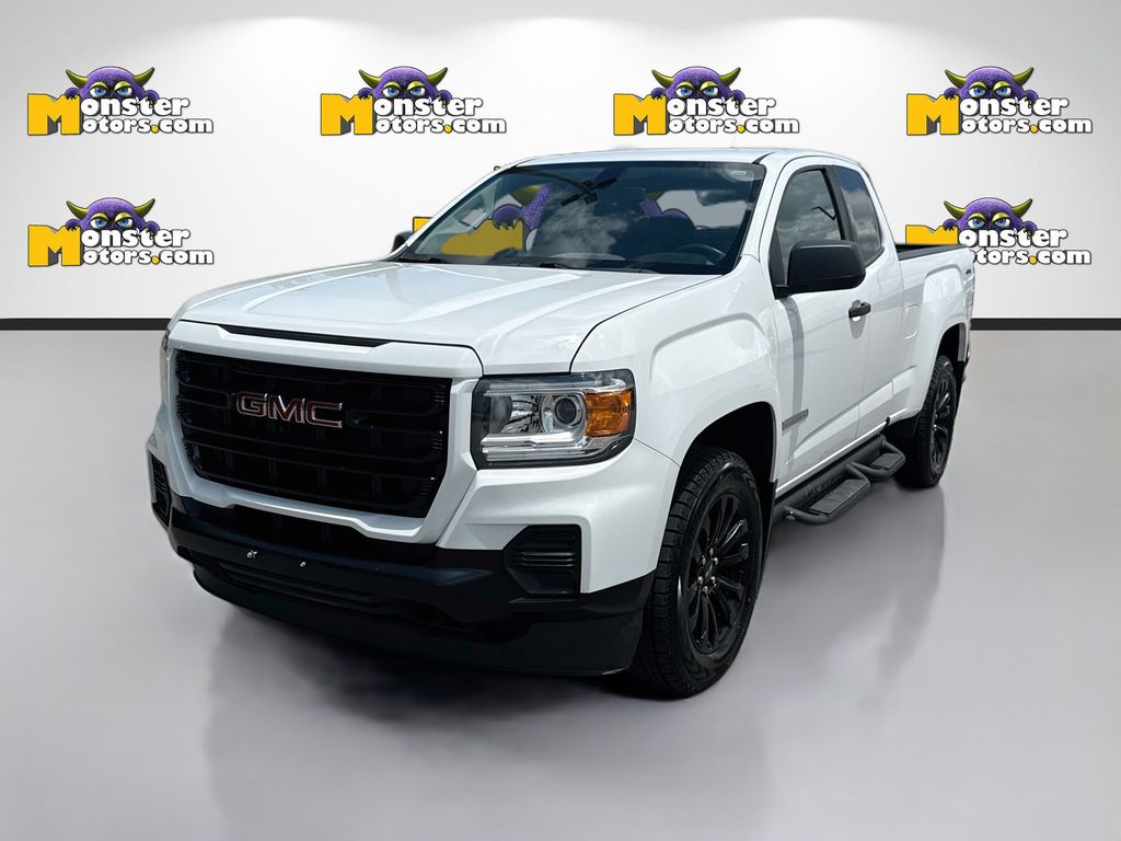 White 2022 GMC Canyon Pickup Truck Four-Wheel Drive 8-Speed Automatic
