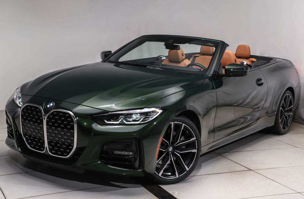 San Remo Green Metallic 2024 BMW 4 Series Convertible All-Wheel Drive 8-Speed Automatic