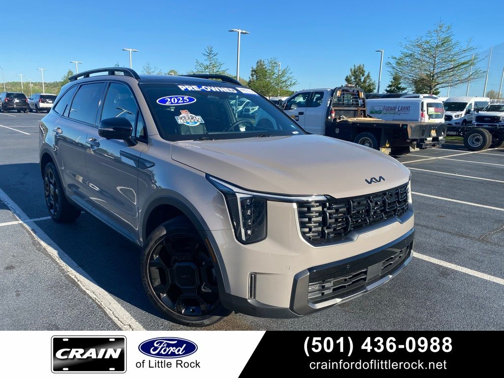 Road Rider Brown 2025 Kia Sorento X-Line SX Prestige AWD SUV / Crossover All-Wheel Drive 8-Speed Dual Clutch
