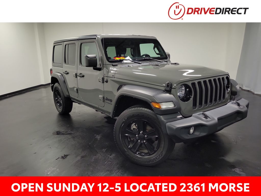 Sting-Gray Clearcoat 2022 Jeep Wrangler SUV / Crossover Four-Wheel Drive 8-Speed Automatic