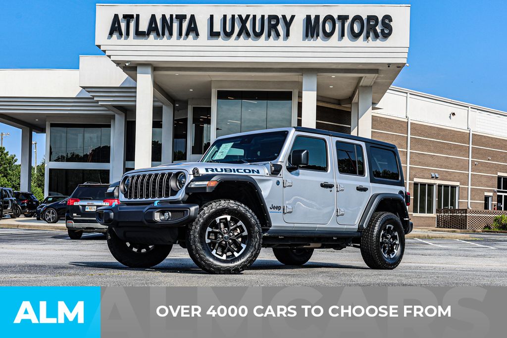 Used 2024 Silver Jeep Rubicon 4xe image 3