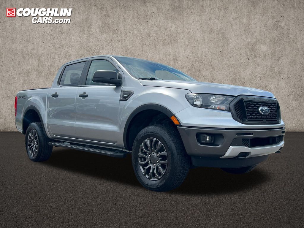 Silver Metallic 2022 Ford Ranger Pickup Truck Four-Wheel Drive Automatic