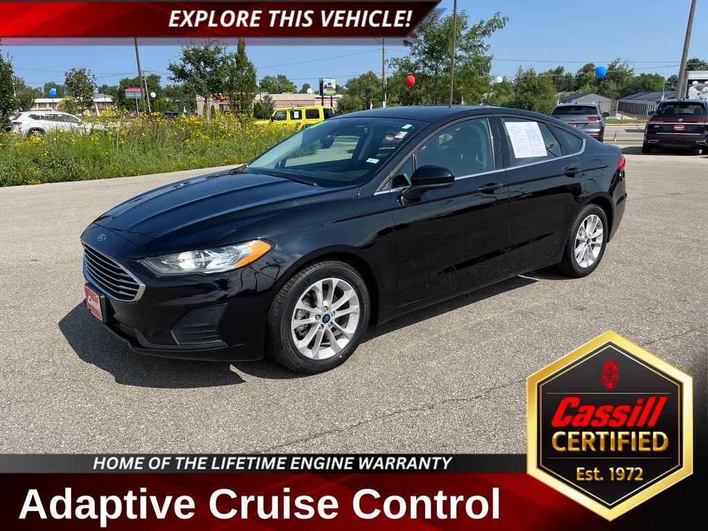 Black Metallic 2020 Ford Fusion Sedan Front-Wheel Drive 6-Speed Automatic