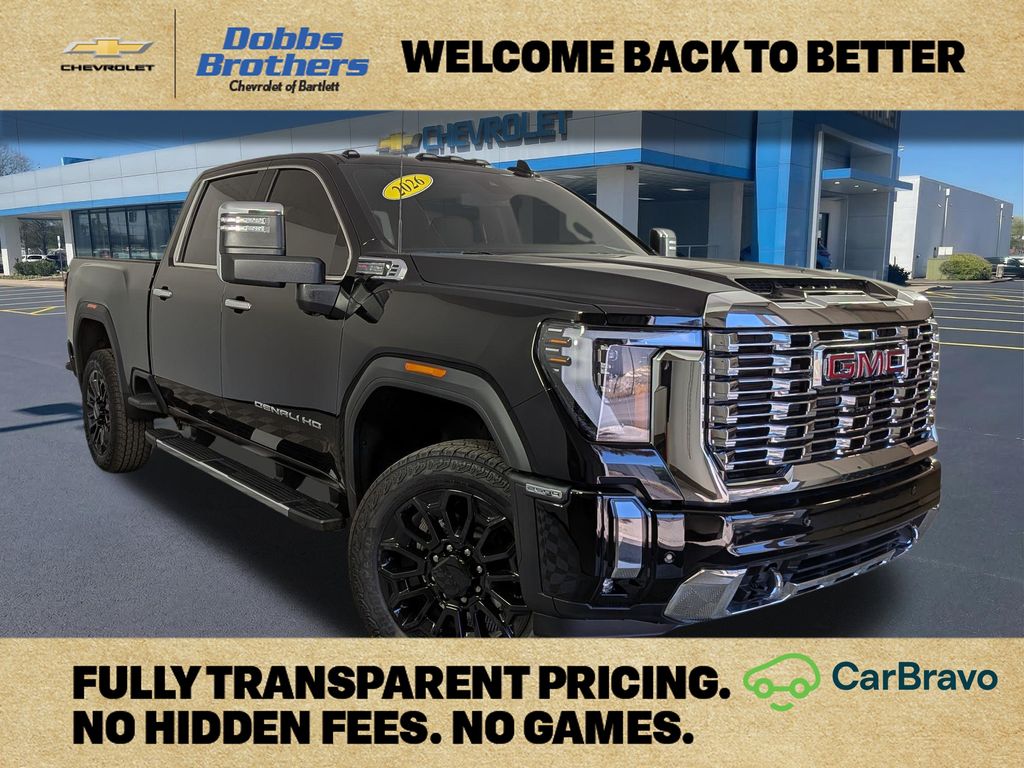 Onyx Black 2026 GMC Sierra 2500HD Pickup Truck Four-Wheel Drive Automatic