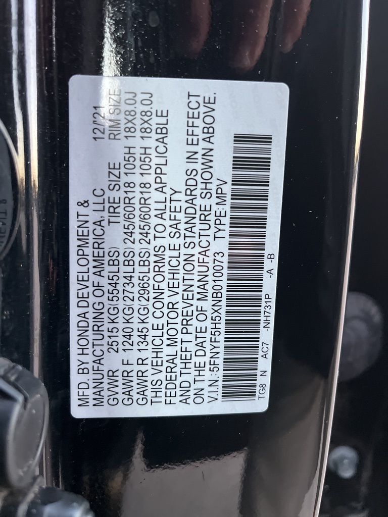 Thumbnail: 2022 Honda Pilot - 10