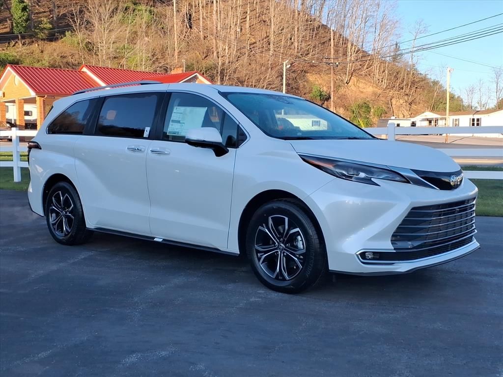 Pearl 2026 Toyota Sienna Platinum 7-Passenger AWD Minivan All-Wheel Drive Continuously Variable Transmission