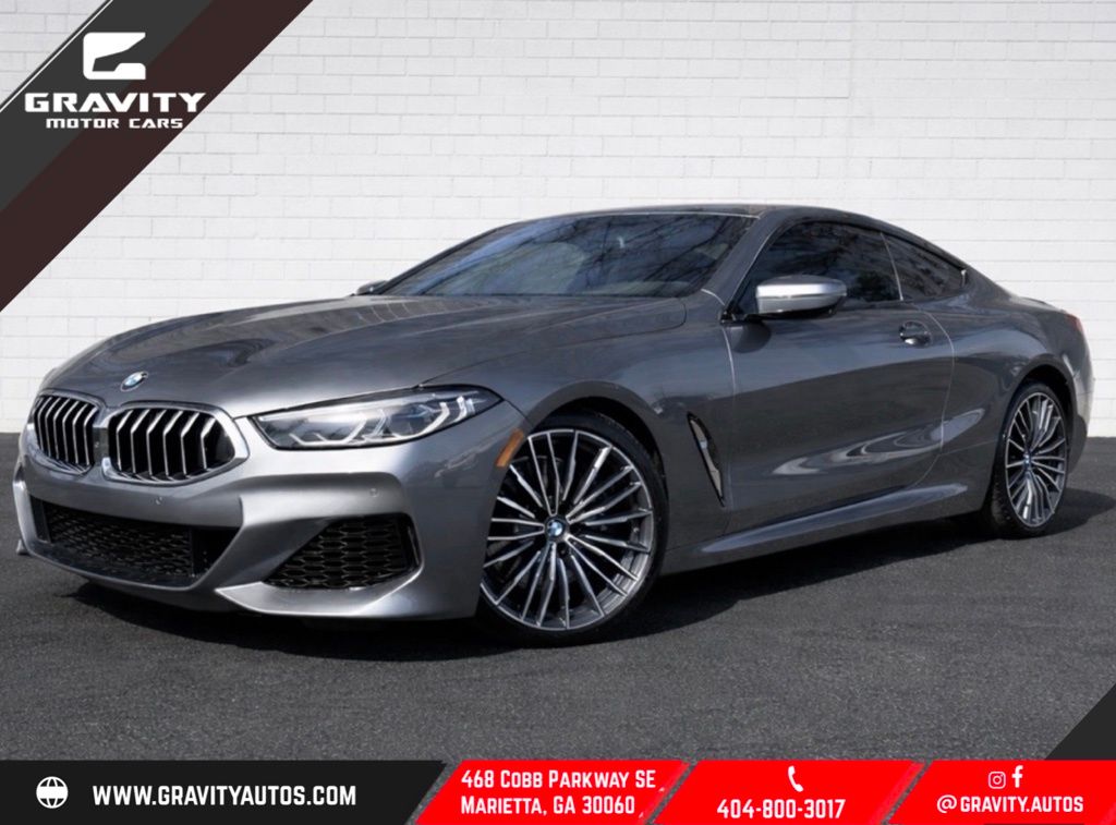 Bluestone Metallic 2022 BMW 8 Series Coupe Rear-Wheel Drive 8-Speed Automatic