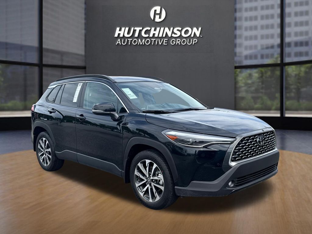 Jet Black 2025 Toyota Corolla Cross XLE AWD SUV / Crossover All-Wheel Drive Continuously Variable Transmission