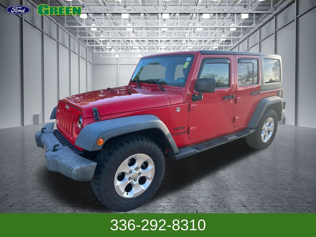 Firecracker Red Clearcoat 2018 Jeep Wrangler SUV / Crossover Four-Wheel Drive 5-Speed Automatic