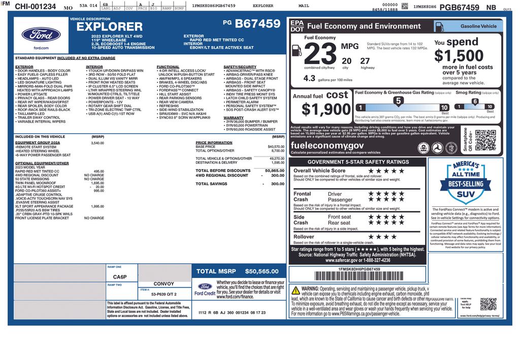 Used 2023 Ford Explorer SUV