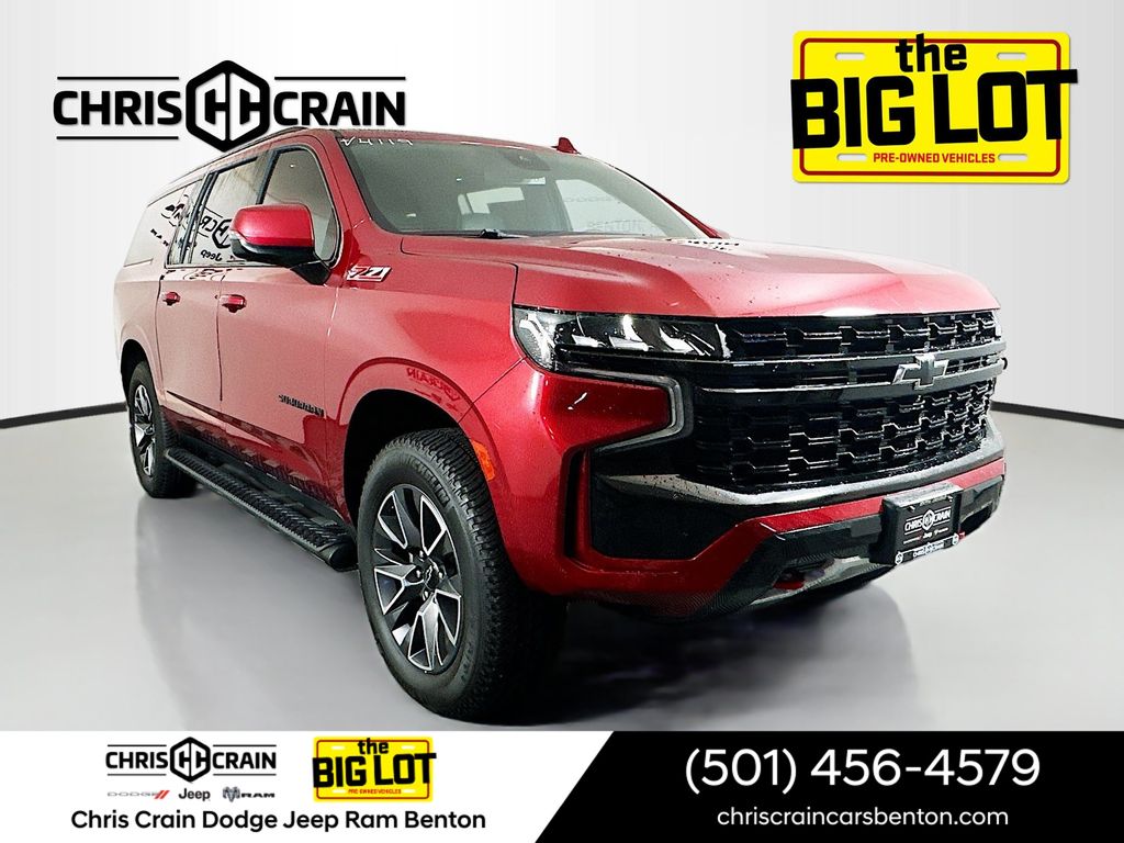 Radiant Red 2023 Chevrolet Suburban SUV / Crossover Four-Wheel Drive Automatic