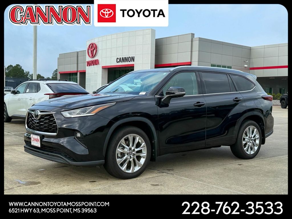 Midnight Black Metallic 2024 Toyota Highlander SUV / Crossover All-Wheel Drive 8-Speed Automatic