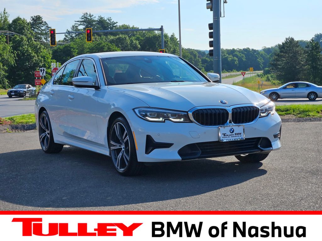 Alpine White 2021 BMW 3 Series Sedan Rear-Wheel Drive 8-Speed Automatic