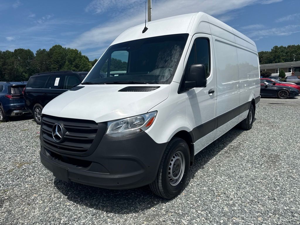 White 2023 Mercedes-Benz Sprinter Cargo Van Rear-Wheel Drive 9-Speed Automatic