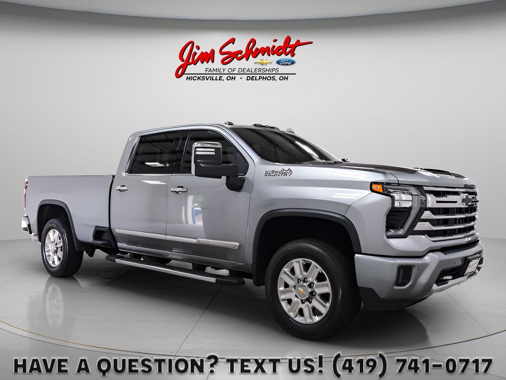 Sterling Gray Metallic 2025 Chevrolet Silverado 3500HD Pickup Truck Four-Wheel Drive Automatic