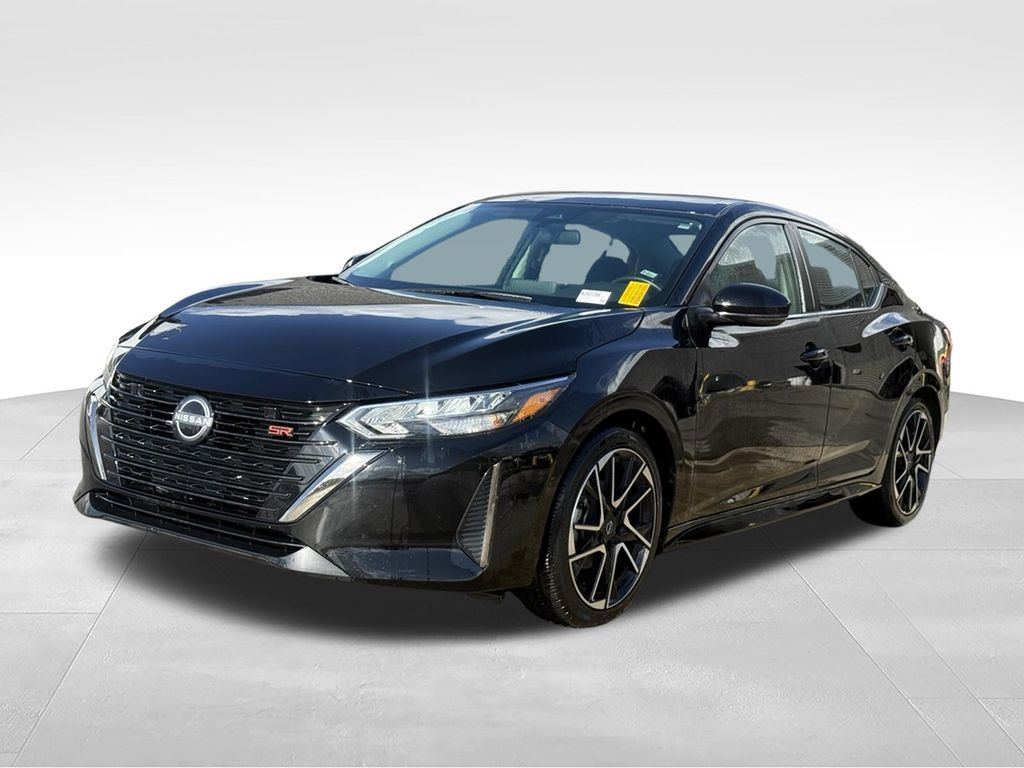 Super Black 2025 Nissan Sentra Sedan Front-Wheel Drive Continuously Variable Transmission