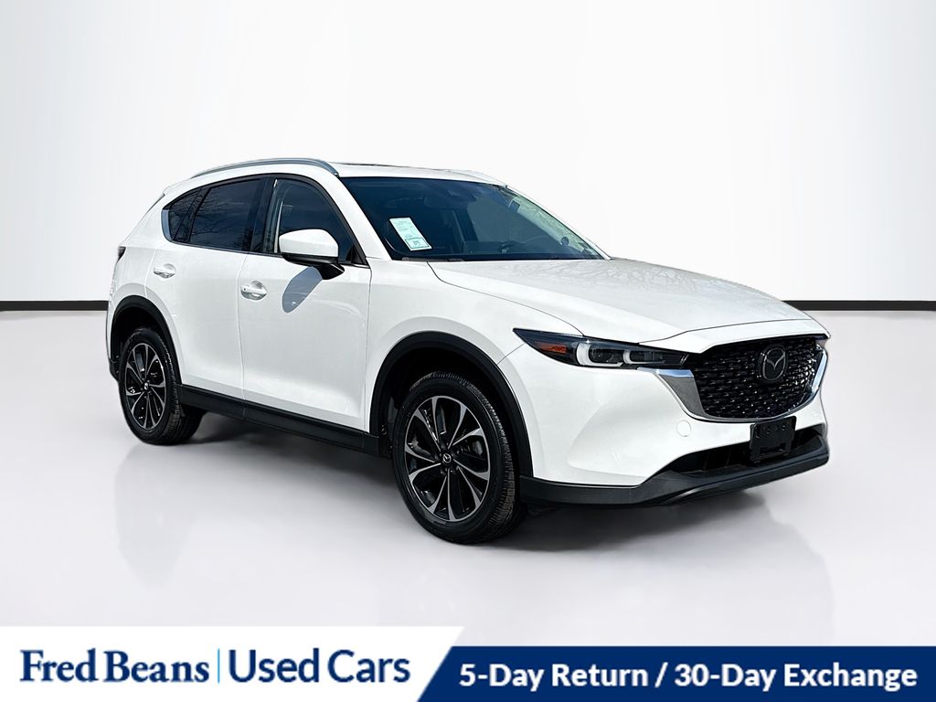 Rhodium White Metallic 2023 Mazda CX-5 2.5 S Premium AWD SUV / Crossover All-Wheel Drive 6-Speed Automatic