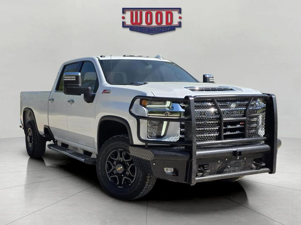 Summit White 2022 Chevrolet Silverado 3500HD LTZ Crew Cab 4WD Pickup Truck Four-Wheel Drive Automatic
